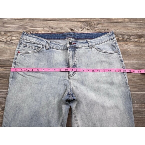 Peace Love World Womens 16~38x32 Flare Leg Denim Blue jeans Boho Hippie Festival - Picture 10 of 14